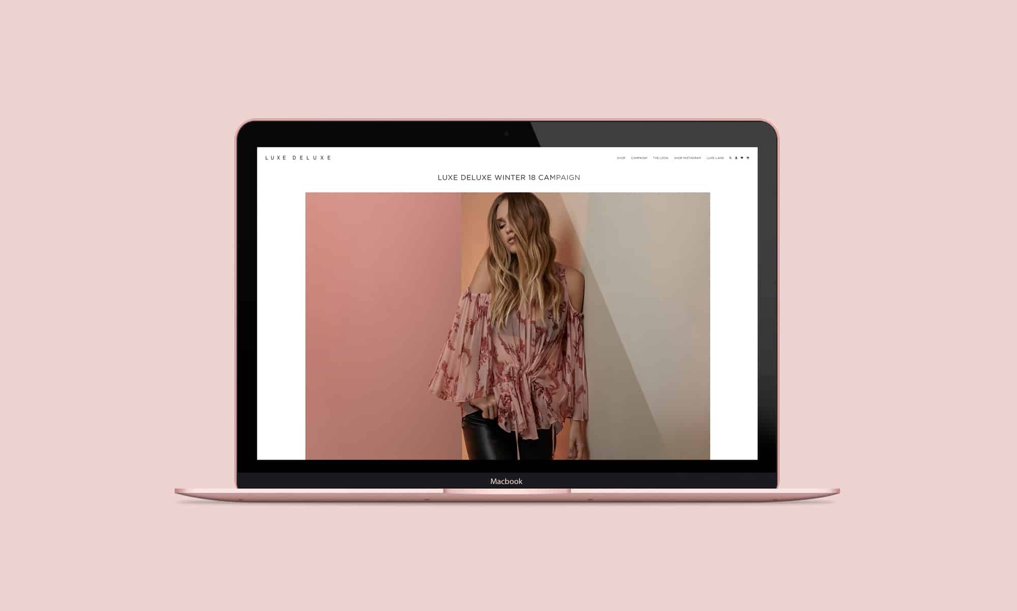 Luxe Deluxe - Website Design