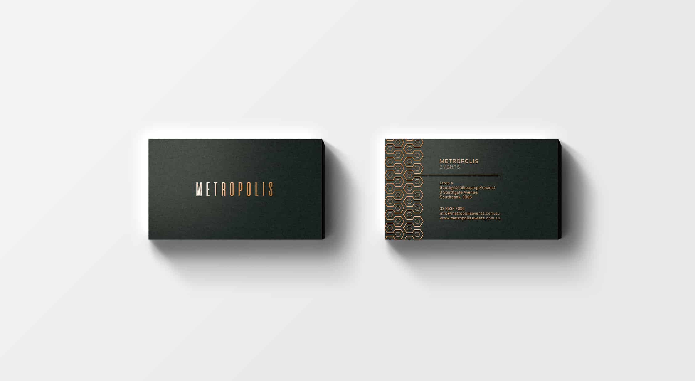 Metropolis Events - Branding and Website Design