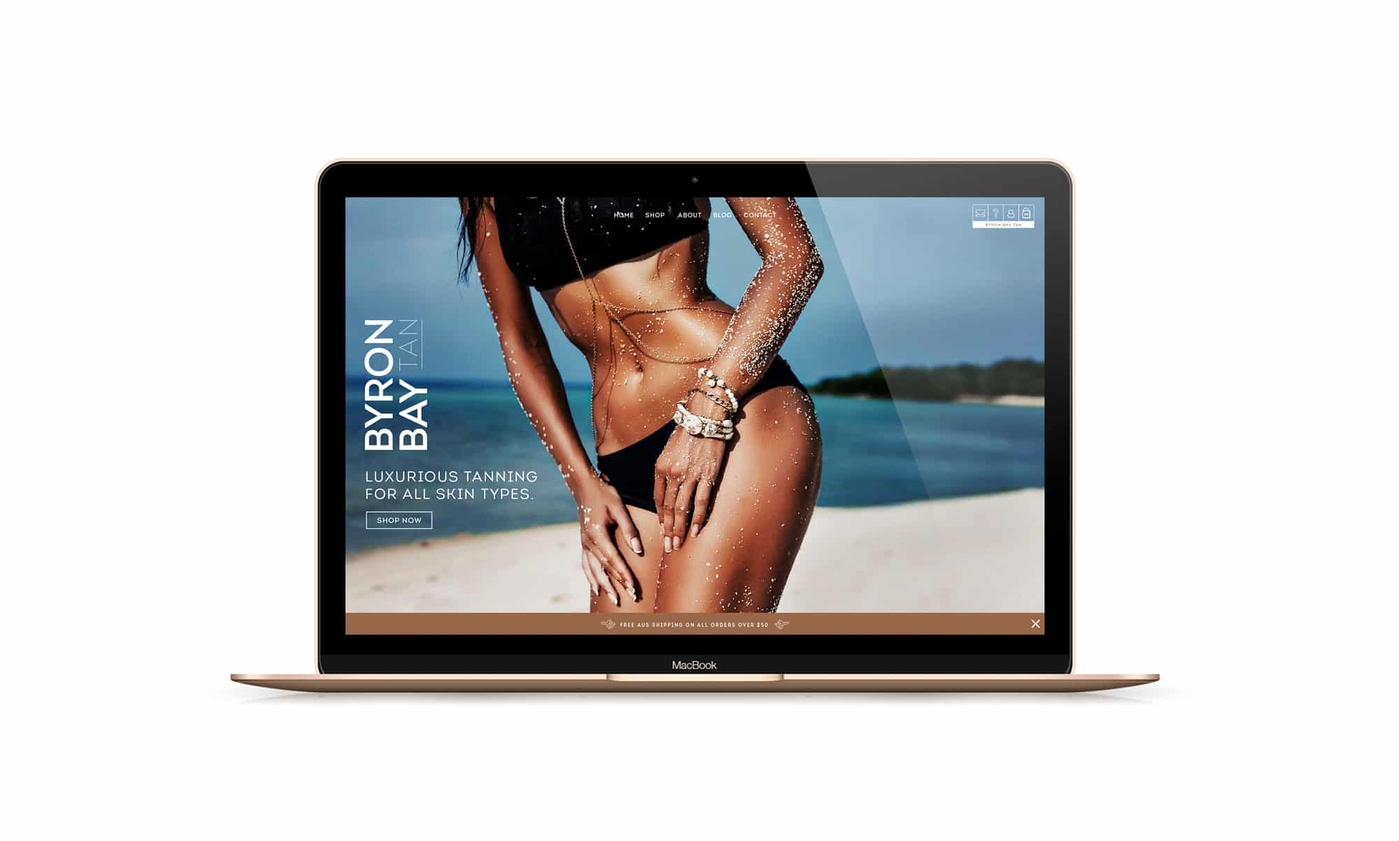 Byron Bay Tan - Website Design