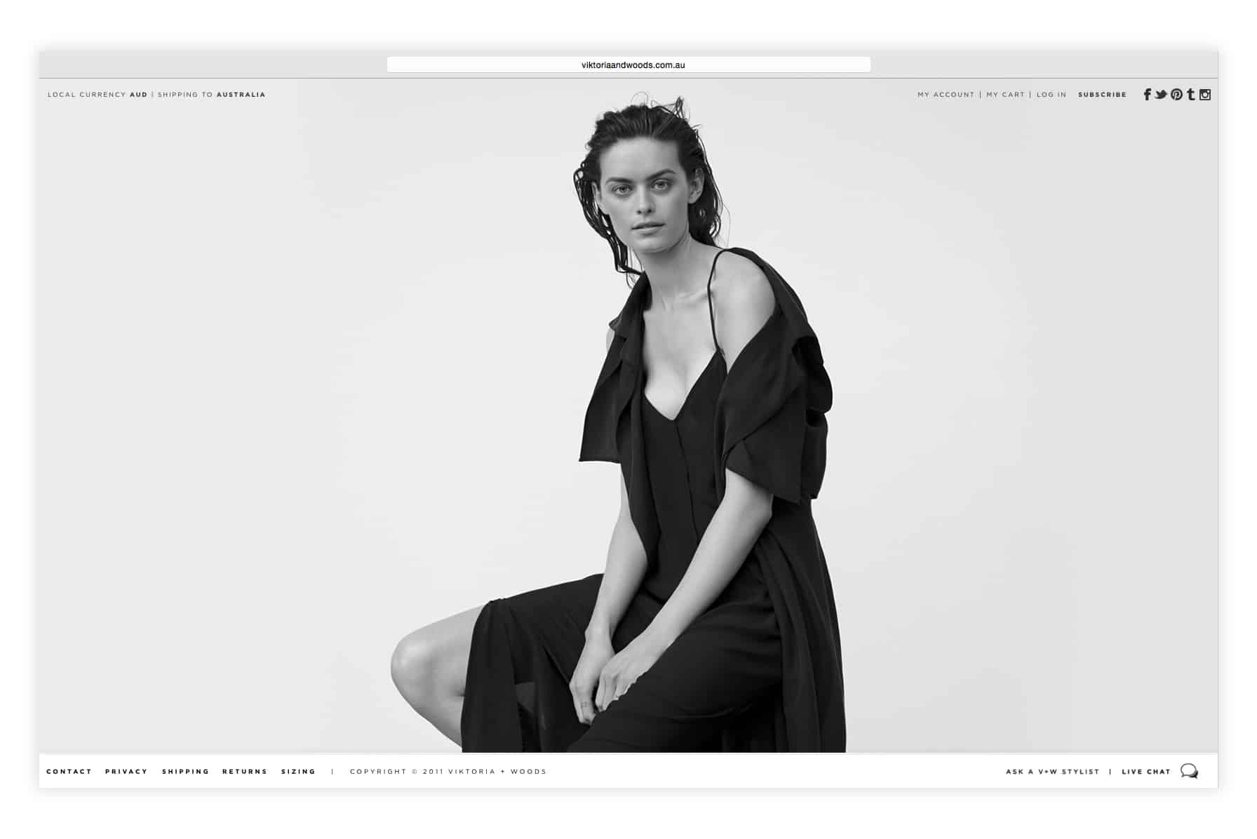 VIKTORIA + WOODS Website Design